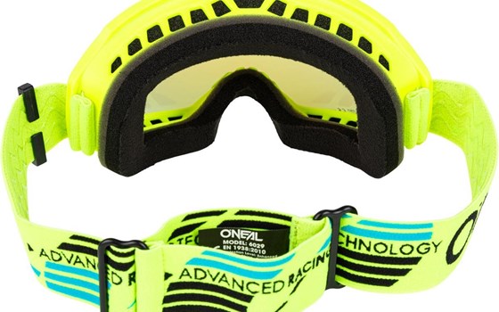 B-10 Goggle Solid V.24 neon yellow - radium blue - Bild 3
