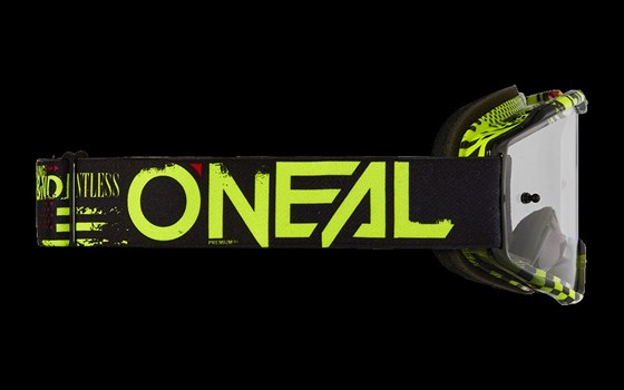 B-10 Goggle Attack V.24 black/neon yellow - clear - Bild 2