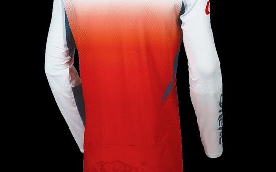 Prodigy Jersey Five Five V.26 red/orange/navy blue  - Bild 2