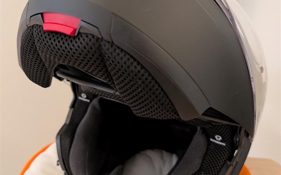 Komplette Ausrüstung Motorrad Helm, Jacke, Hose, Handschuhe - Bild 4