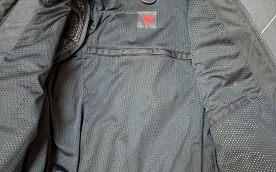 Lederkombi Giubbotto Pelle ASSEN LEATHER JACKET  948 BLACK/BLACK/WHITE 13 54 PZ - Bild 2