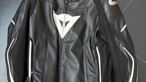 Lederkombi Giubbotto Pelle ASSEN LEATHER JACKET  948 BLACK/BLACK/WHITE 13 54 PZ