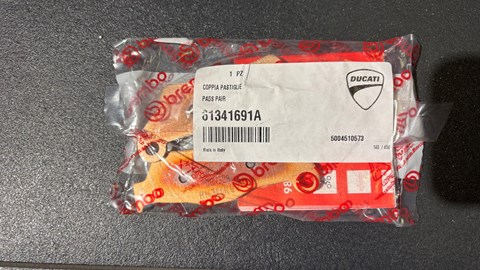 PAAR BREMSBELAGE Ducati Desmo450 MX 2025