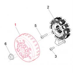 Polrad PIAGGIO für Vespa Primavera/Sprint 50ccm 3V 4T iGet