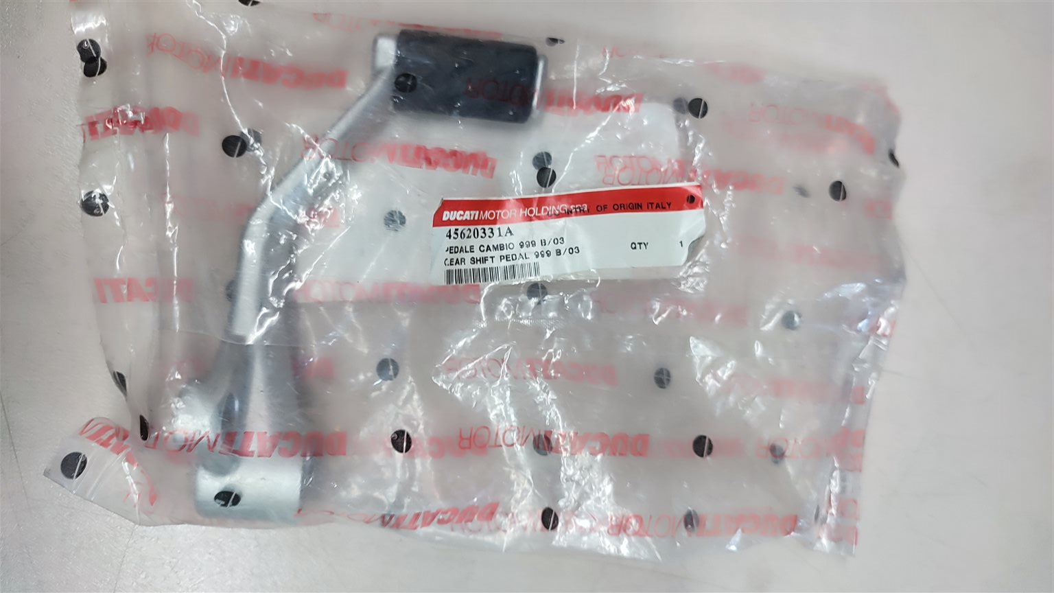 DUCATI Schalthebel silber