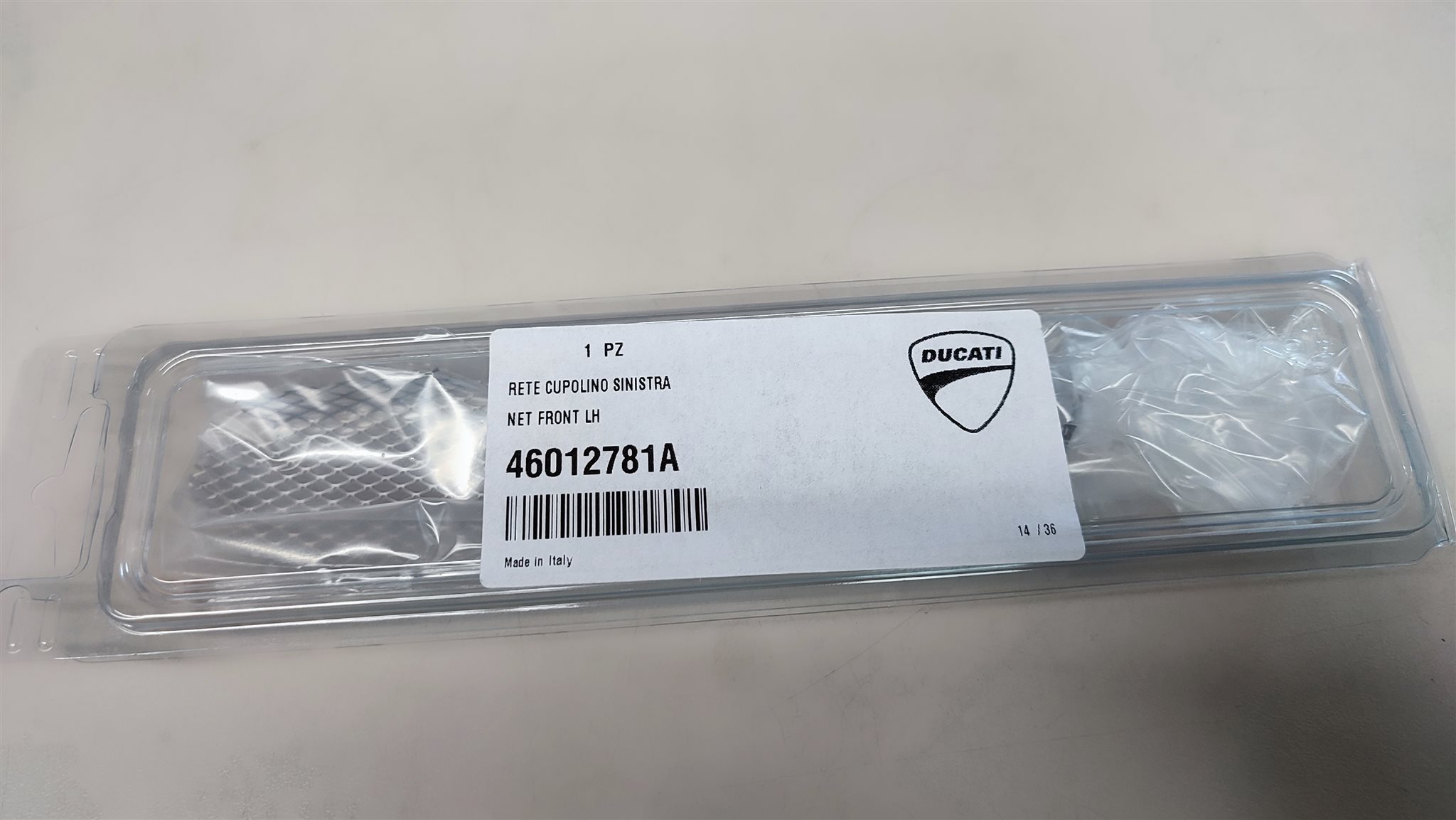 Ducati Gitter, links für Cockpitverkleidung - 848 / 1098 / 1198 