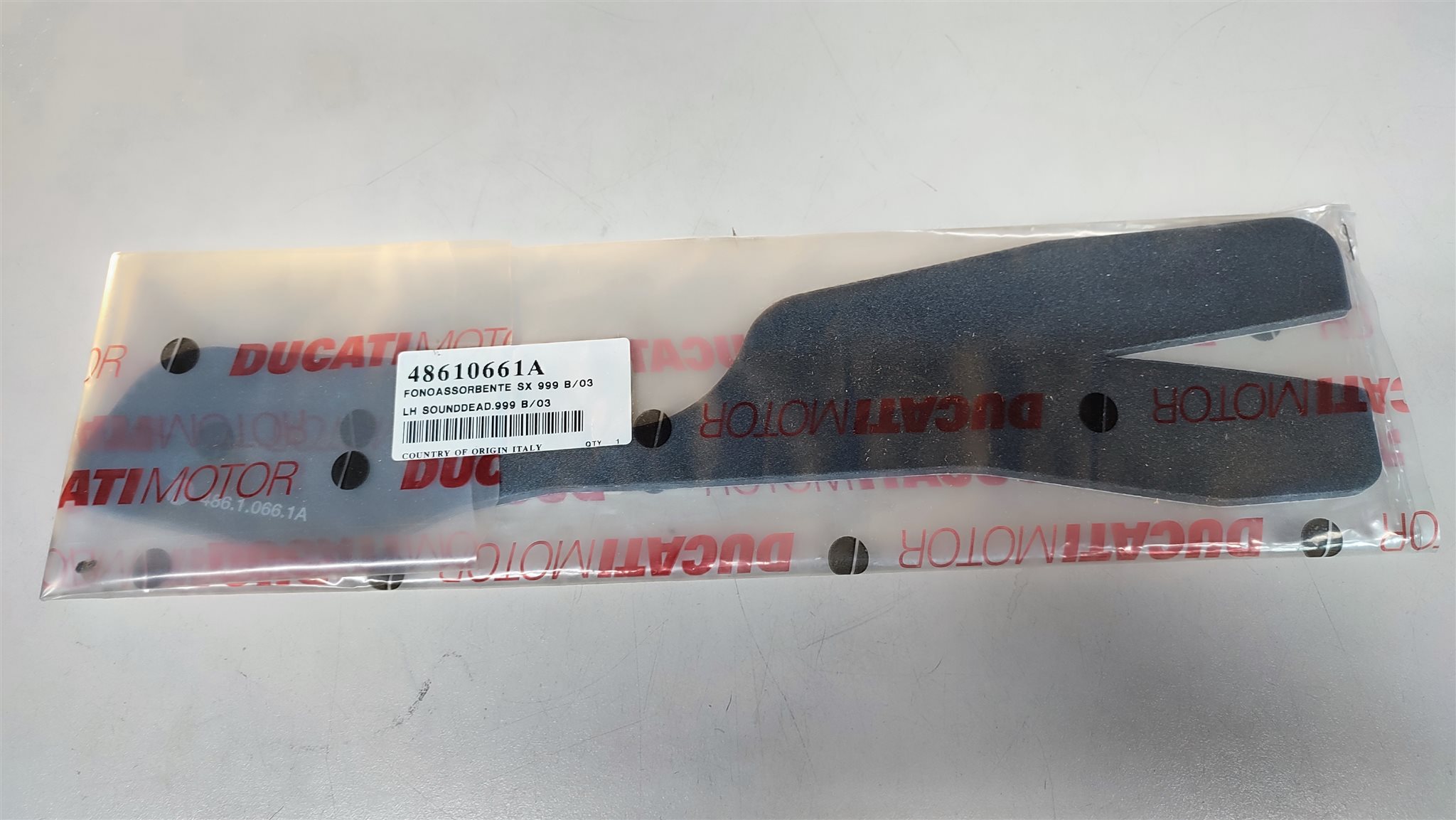 Ducati Schaumstoffmatte links