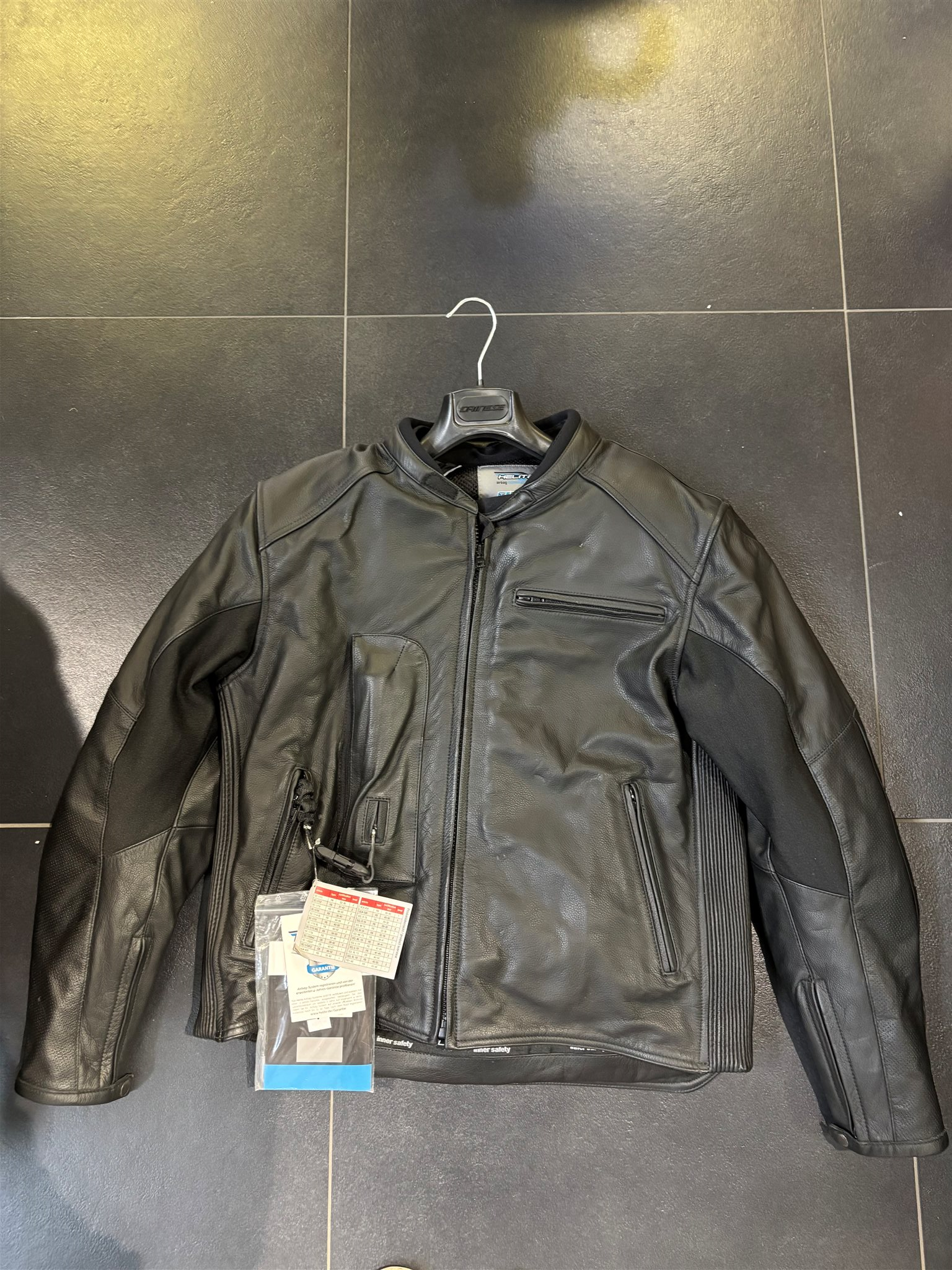 Roadster Lederjacke schwarz 2XL