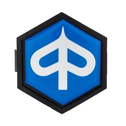 Emblem "PIAGGIO" 6-Eck Kaskade 295486 für Vespa PK50-125 XL/XL2/PX80-200E/Lusso/'98/T5