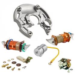 Set Zündspulen, Unterbrecher, Kondensator und Zündgrundplatte 6V/15W, verstärkte Lichtspule für Vespa 50 R 2° /Special V5B1T 2°/V5B3T ohne Bremslicht