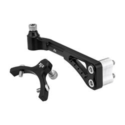 Halterungskit S6X Lenkungsdämpfer universal schwarz eloxiert für Vespa 50-125/PV/ET3/PK50-125 ETS/XL/XL2, für Vespa 125 VNA-TS/150 VBA-Super/160 GS/180 SS/Rally/PX80-200/PE/Lusso/T5/Cosa