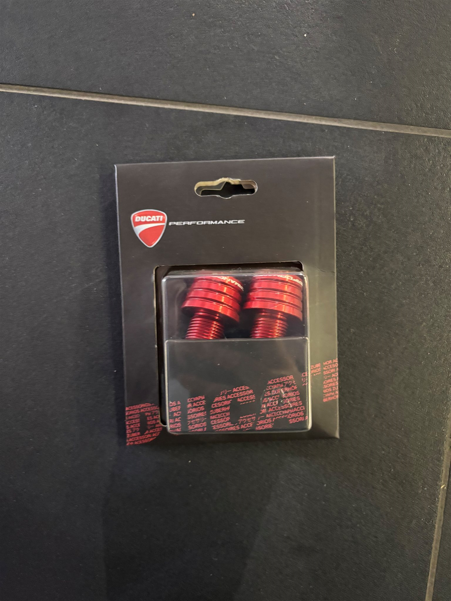 LENKERGEGENGEWICHTE ROT  - SBK