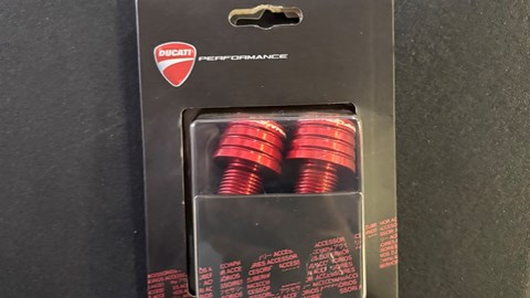 LENKERGEGENGEWICHTE ROT  - SBK