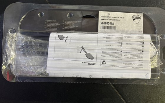 RÜCKSPIEGEL KMPL. ALU. CNC RE BLACK - Bild 2