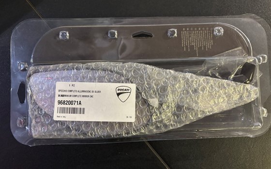 RÜCKSPIEGEL KMPL. ALU. CNC LI SILVER Ducati Diavel X 2016-2018 - Bild 2