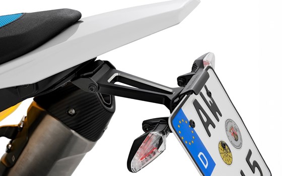 Kennzeichenträger R 1300 GS + RS (mit 3-in1-Kombiblinkleuch- schwarz - Bild 1