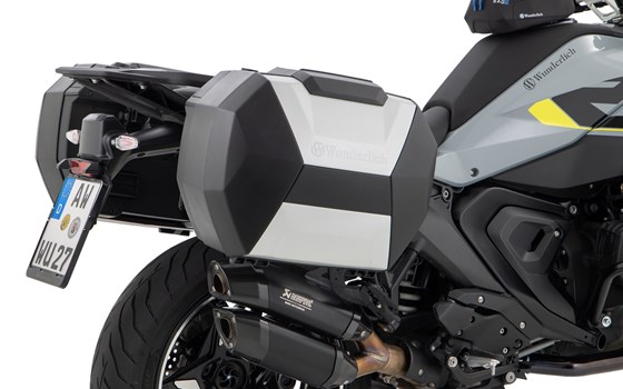 Gepäcksystem Variokoffer X-CASE R 1300 R/RS mit BMW Gepäcka - schwarz-silber - Satz - Bild 1