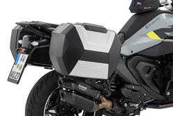 Gepäcksystem X-CASE X30 R 1300 R/RS mit BMW Gepäckaufnahmen - schwarz-silber - Satz