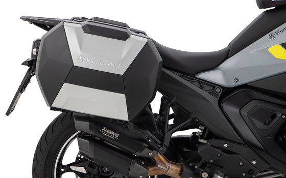 Gepäcksystem X-CASE X30 R 1300 R/RS mit BMW Gepäckaufnahmen - schwarz-silber - Satz - Bild 2