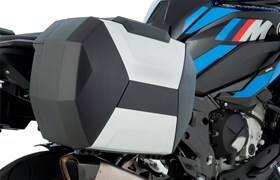 Gepäcksystem Variokoffer X-CASE mit X-RACK light M 1000 XR - schwarz-silber - Satz