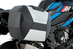 Gepäcksystem Variokoffer X-CASE mit X-RACK light M 1000 XR - schwarz-silber - Satz