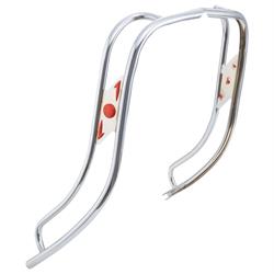 Doppelschlitzrohr CUPPINI Beinschild für Lambretta 125 LI 3°/LIS/150 LI3°/LIS/SX/175 TV 3°/200 TV/SX