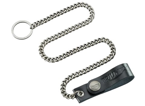 BLACK CHAIN LANYARD