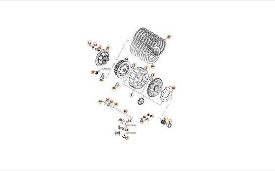 Ausrückhebel Feder - Bild 2