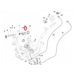 Schlüsselrohling PIAGGIO Zündschloss für PIAGGIO Medley 125/150ccm 4T 4V