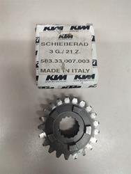 Getrieberad 3. Gang 21 Zähne Schieberad