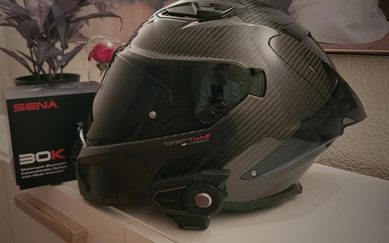 Carberg Drift Evo 2 Carbon Integralhelm inkl. sena 30k - Bild 4