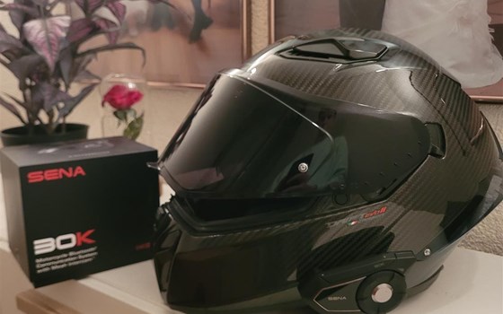 Carberg Drift Evo 2 Carbon Integralhelm inkl. sena 30k - Bild 5