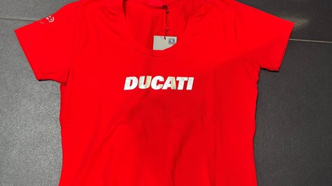 DUCATIANA T-SHIRT ROT DAME 