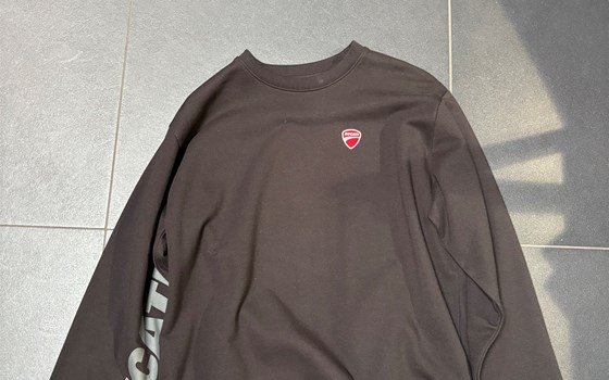 SWEATSHIRT CREW HALS LOGO SCHWARZ   - Bild 1