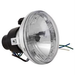 Scheinwerfer Klarglas H4 rund 120 mm für Vespa/Lambretta 50 SS/90 SS/125 PV/ET3/Super/150 Super