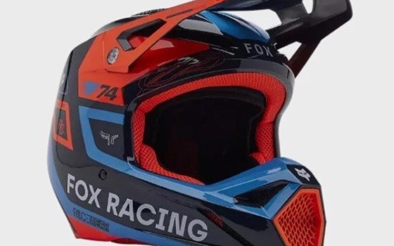 FOX YTH V1 Race Spec Helm - Bild 1