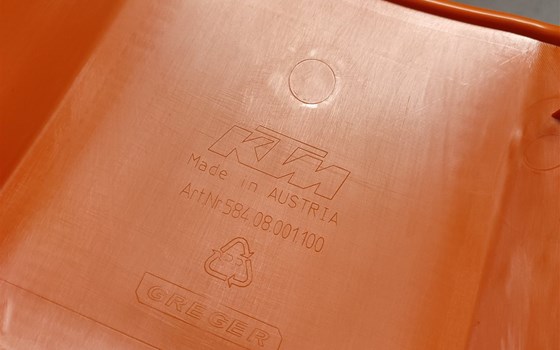 Scheinwerfermaske orange KTM LC4 - Bild 3