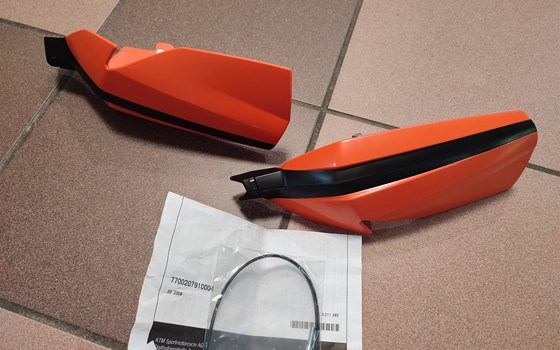 Handprotektoren Set orange für KTM  - Bild 1