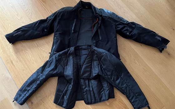 Hein Hein Gericke Leder Motorradjacke mit Innenweste - Bild 1