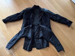Hein Hein Gericke Leder Motorradjacke mit Innenweste