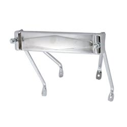 Reserveradhalter CUPPINI, für offene 10" Felge, Durchstieg vorne für Lambretta 125 LI (3.Serie)/Special/GP/DL/150 LI (3.Serie)/Special/XS/GP/175 TV (3.Serie)/200 TV/SX/GP/DL