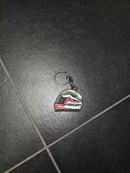 DUCATI  Flag SCHLÜSSELANHÄNGER
