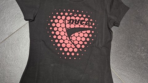 T-SHIRT CUORE ROT DAMEN XS