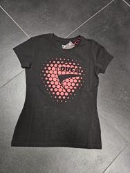 T-SHIRT CUORE ROT DAMEN XS
