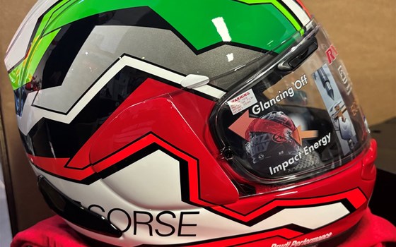 INTEGRALHELM D.CORSE V8 FLAG ECE 22-06 M - Bild 2