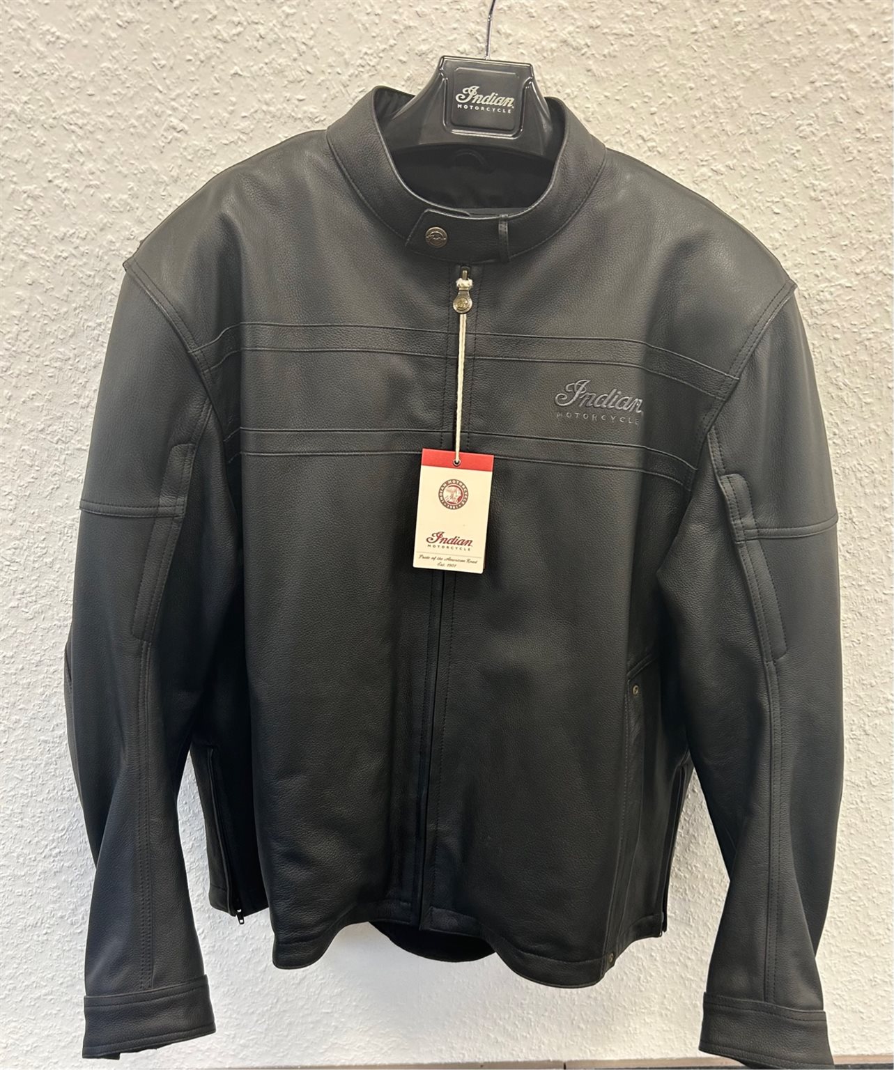 Herren Lederjacke Beckmann, Schwarz, Größe XXL