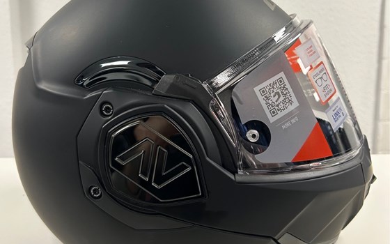 LS2 Klapphelm Advant Solid, Matt Schwarz in 3XL - Bild 2