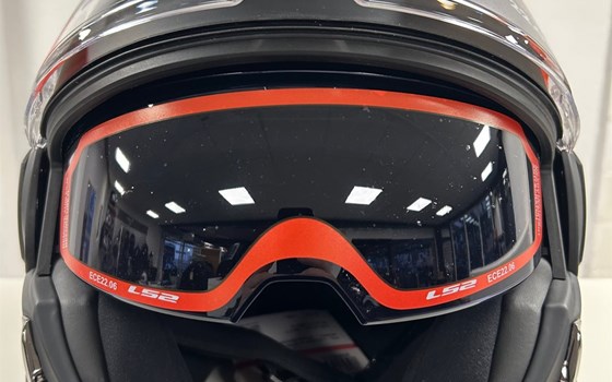 LS2 Klapphelm Advant Solid, Matt Schwarz in 3XL - Bild 5