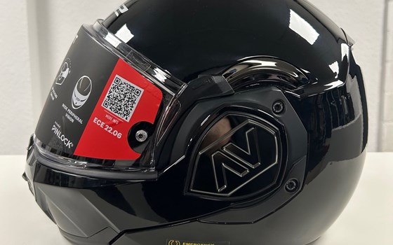 LS2 Klapphelm Advant Solid Gloss Black, Größe XXL - Bild 1