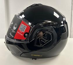 LS2 Klapphelm Advant Solid Gloss Black, Größe XXL